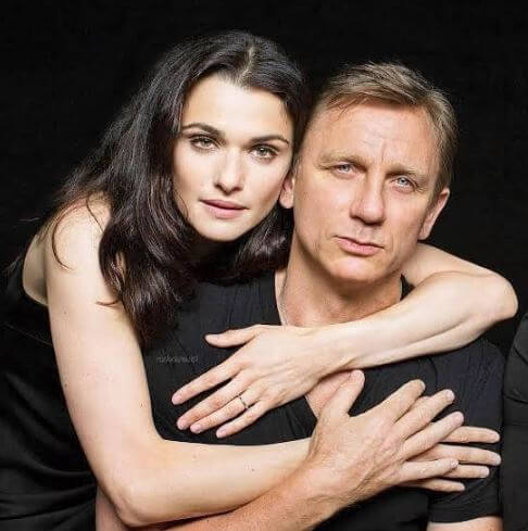 Rachel Weisz with her husband, Daniel Craig.